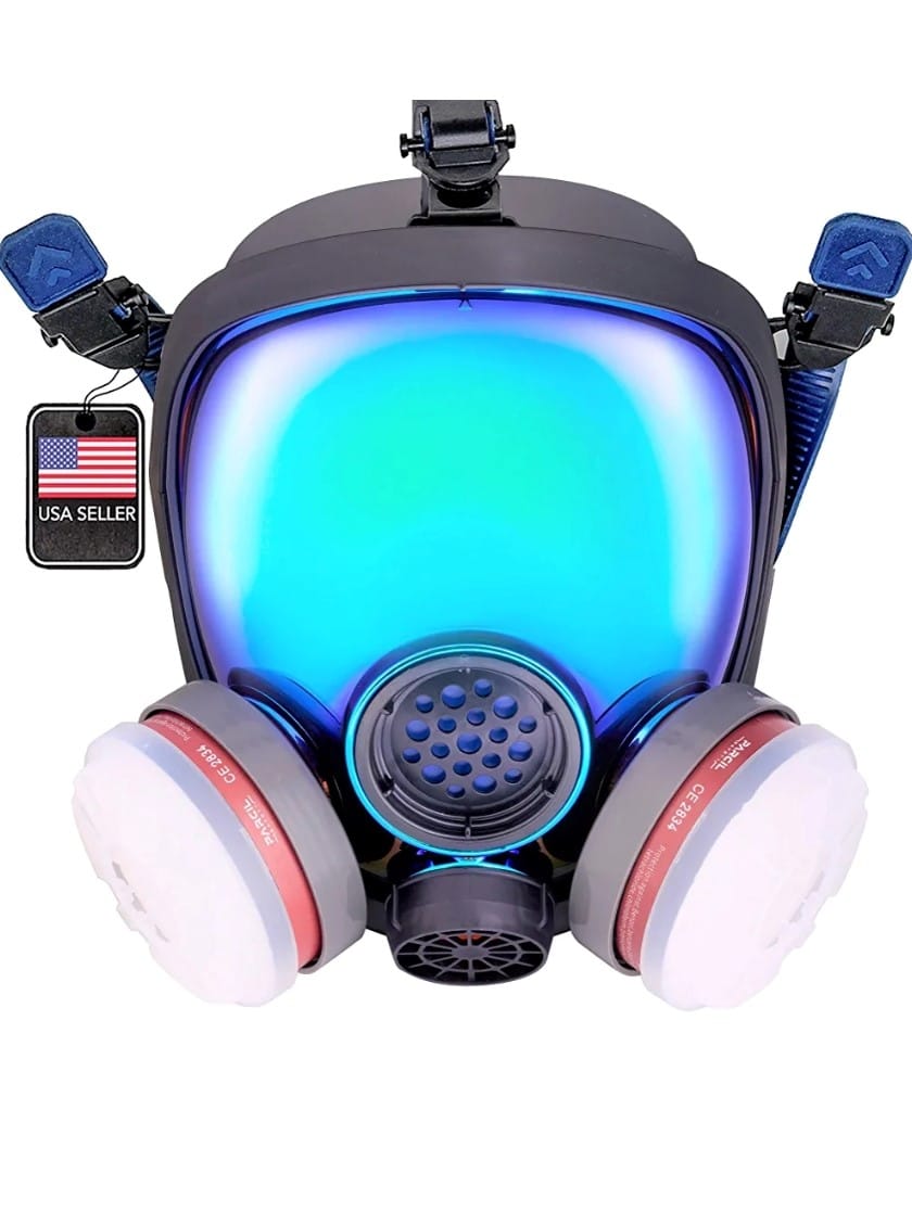 Full Face Organic Vapor, Chemical, & Particulate Gas Mask - Impeccable ...